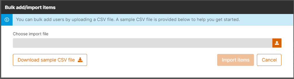 Download sample CSV example