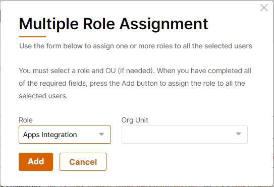 Multiple Role Assignment